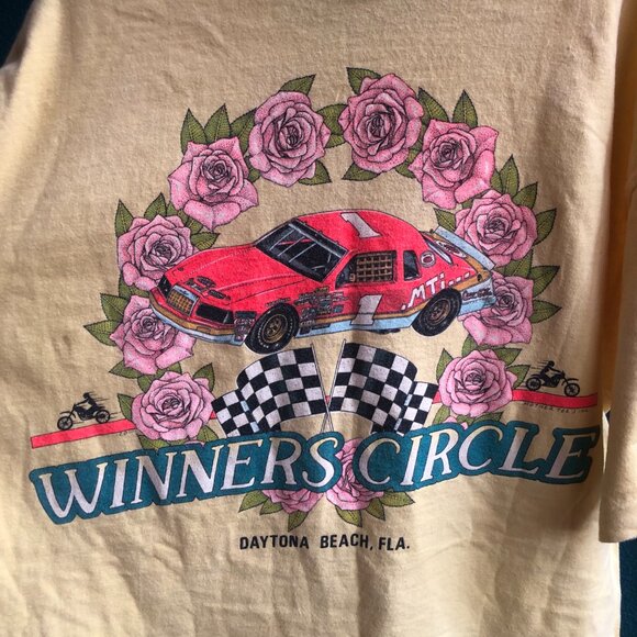 1993 Daytona Beach Race Week Tee , Vintage Racing T-Shirt Mens Size Large - Picture 5 of 10